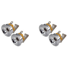 4pcs 6.35mm 1/4Inch Guitar Jack Plug Socket Output Plate for Telecaster TL Guitar Parts Accessories, C