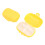 7PCS Portable Mini Medicine Case, 4 Compartments, Yellow 14