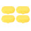 7PCS Portable Mini Medicine Case, 4 Compartments, Yellow 15