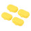 7PCS Portable Mini Medicine Case, 4 Compartments, Yellow 16