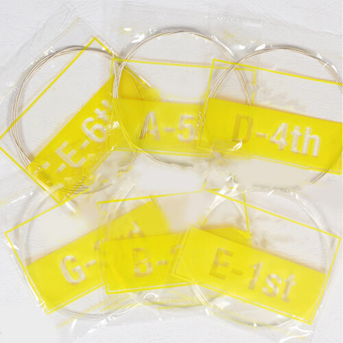 6Pcs Nylon Clear Finish Guitar Strings - Professional Classic Replacement