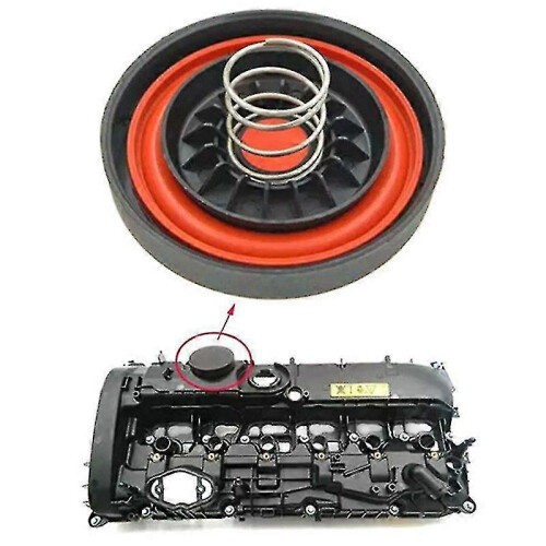 Διάφραγμα βαλβίδας PCV συμβατό με BMW Σειρές 1 2 3 4 5 6 7 X3 X4 - Μαύρο Πλαστικό 2