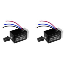 2Pc Regolatore di Velocità del Motore  12V/24V 10 Un Interruttore del Regolatore di Velocità del Motore per Controllo del Riscaldatore Della Ventola