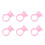 100pcs Pink Disposable Tattoo Ink Ring Cups, 13mm Diameter 3