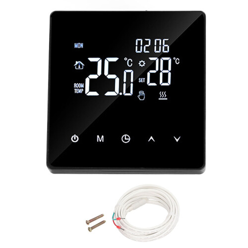 DT-3M Black 89x86mm Thermo 4500W 3 Meter Sensor 2