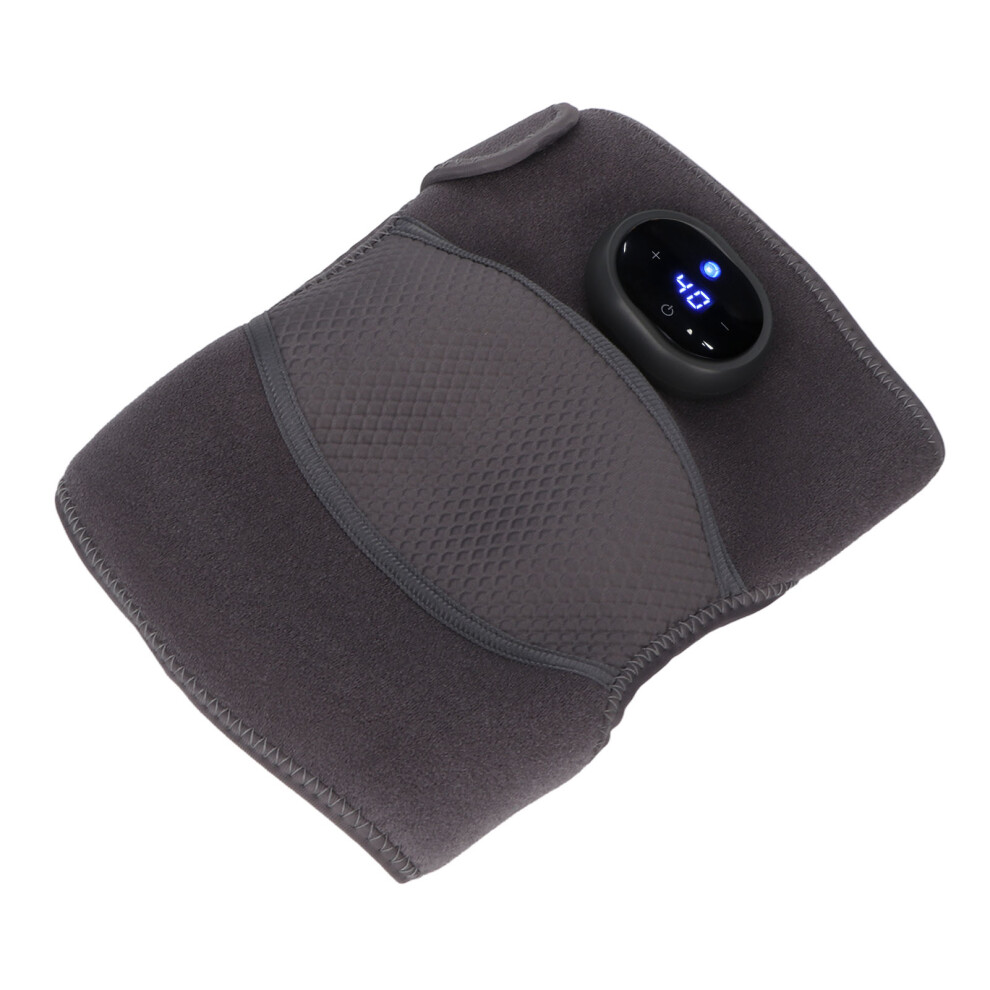 Heated Knee Massager, 3 Gears Vibration & 5 Heat Settings, Adjustable Wrap for Pain Relief