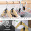 Stackable Hanger Hooks, Black Plastic Space Saving Connector for Wardrobe Organisation, Pack of 62 2