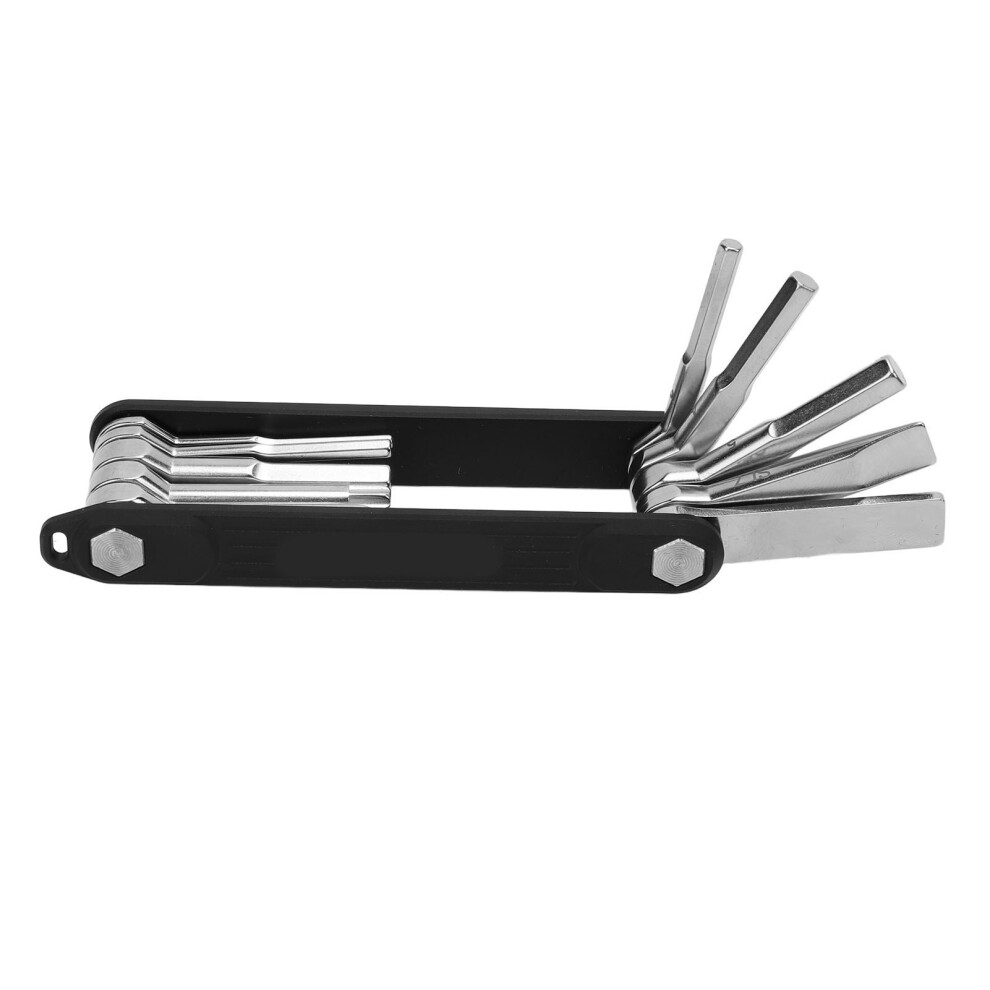 10-In-1 Portable Folding Hex Wrench Set With Screwdriver, Aluminum Alloy 8441391033567
