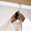 Stackable Hanger Hooks, Black Plastic Space Saving Connector for Wardrobe Organisation, Pack of 62 5
