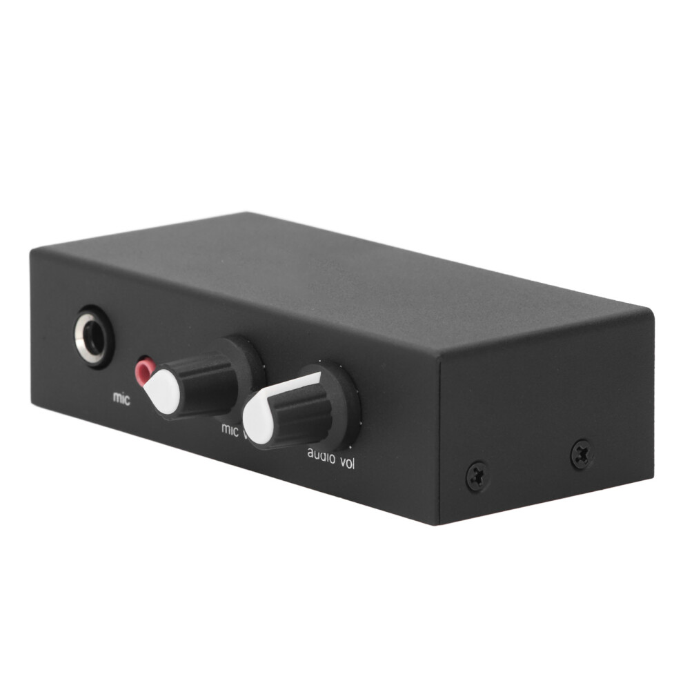 Music Mixer Microphone 6.5Mm & 3.5Mm Condenser Dynamic Aluminum Alloy Black 8111388168908