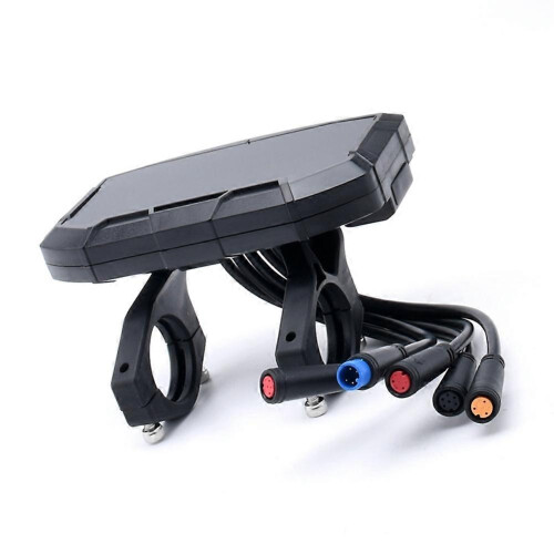 Digital Speedometer for M4Pro S+ 48V Electric Scooter with Real-Time Voltage Display - Black ABS Panel 1