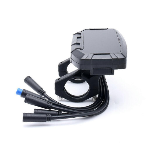 Digital Speedometer for M4Pro S+ 48V Electric Scooter with Real-Time Voltage Display - Black ABS Panel 2