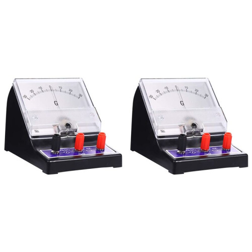2X Analog Ammeter Pointer Type Electrical Current Ampere Tester Sensitive Amperemeter Microammeter Galvanometer