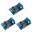 3X  4V -60V High-Power Mos Fet Trigger Drive  Module Board Pwm Adjustable Controller Dual-Mos Module 1