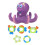 Detachable Octopus Bath Toy - 16x16x10cm, 5 Rings 3