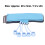 Blue Silicone Finger Exerciser 20 x 5 cm Hand Grip 2