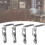 Spring Loaded Toggle Hooks 4-Pack, Sturdy Silver Metal Box Lock Latches for Cabinets, Toolboxes, Drawers Suitcases 2