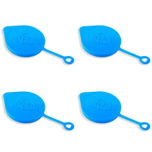 4X Windshield Washer Fluid Reservoir Cap for  Accord  CRV CRX, Replacement 38513SB0961 Washer Nozzle Cap