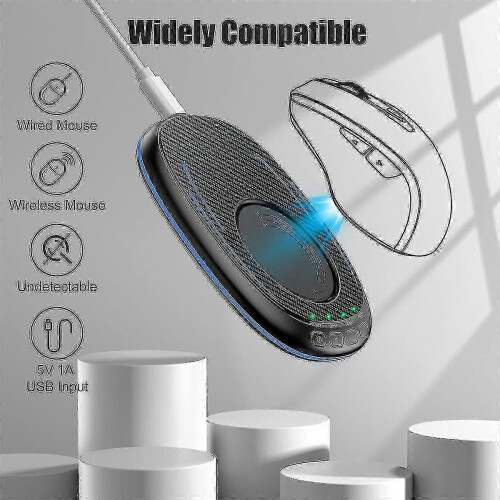 Mouse Mover USB Silent with Timer Breathing Light to Prevent Screen Lock 2