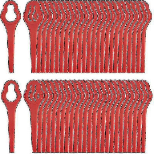 Replacement Blades 50-Pack Compatible with Ferrex Aldi 20V/40V Trimmers, 95mm Plastic Length 1