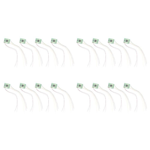 16Pcs DIY Scale Construction Sand Table Model Circuit Board Traffic Light Signal Model HO Scale Train Railway Miniature 1