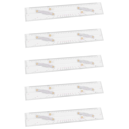 5X Marine Ruler Parallel Ruler Nautical Charts Parallel Ruler Mapping Points to Pull Parallel Ruler 450MM