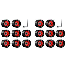 16Pack 95A 58mmx39mm,Indoor Quad Roller Skate Wheels,PU Wear-Resistant Wheels Double-Row Roller Skates Accessories