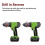 Drill Chuck Conversion Kit 1/2 Inch 1.5-13mm Keyless with SDS Plus Adapter for Power Tools 4