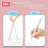 NBX Compass + 0.7mm Pencil, 15x1.2 cm, White 3