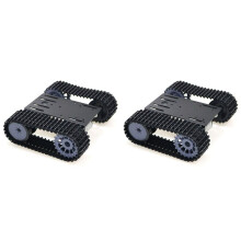 2X Tank Car Chassis Tracked Crawler Robot Platform with Dual 12V Motor for DIY for T101-P/TP101