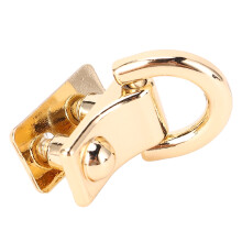 20 Stück D-Ring-Nieten 15 8,5 mm Gold-Zinklegierung