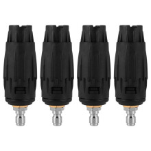 4X Adjustable Pressure Washer Nozzle Tips, Variable Spray Pattern, 1/4 Inch Quick Connect Plug, 3000 PSI