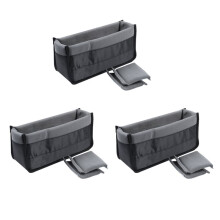 3X Custodia Protettiva per Divisori Divisori Dslr Slr per Fotocamera con Inserto Antiurto (Nero Grigio)