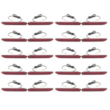 20X LED-Stoßfänger-Reflektor-Hellrote Linse-Bremslichter für  Camry 2006-2014