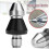 Rotary Pipe Cleaning Nozzle, 3/8 External Thread, One-in-Three-Out Design for Powerful Dredging, Sewer Drain Unblocking Tool 5