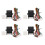 4X Universal Auto Fold/Unfold Side Rear View Mirror Folding Closer System Modules for All Car 2