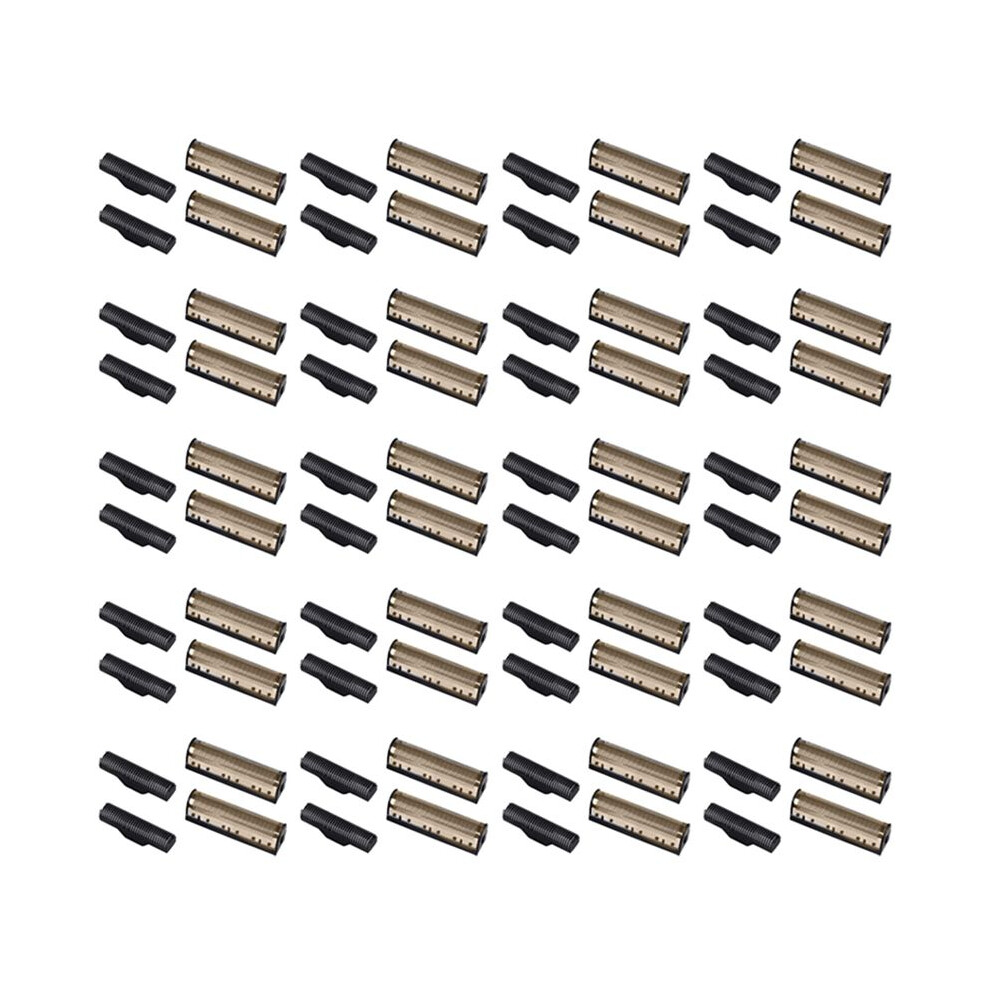 20Set Clipper Blade for Kemei -1102 Clipper Electric Shaver Parts Net Gold