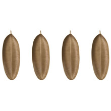 4X Bandeja Decorativa Nórdica Forma de Folhas de Ouro Bandeja de Servir Joias Palete de Frutas Organizador de Armazenamento de Mesa para Salgadinhos