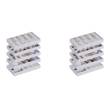 Jewelry Organizer Tray, 10 Pcs Stackable Velvet Jewelry Organizer for Drawer, Jewelry Storage Display Trays Showcase