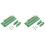 2X IDC40P 40Pin Connector Strip Breakout Board Terminal Block Plug PLC Interface with Bracket, for PLC, DIN Rail Mount 1