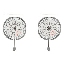 2X 3 Zeiger Datum 3 Metall Quarz Uhrwerk mit 065-543 Schaft Ersatz Teilen für Miyota GM02 GM00 Uhrwerk