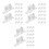 60Ensembles Loqueteaux Universels Transparent Pour 8