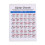 3Pcs Multi Note Decals Guitar Chord Practice Durable for Learner Use 2