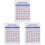 3Pcs Multi Note Decals Guitar Chord Practice Durable for Learner Use 4