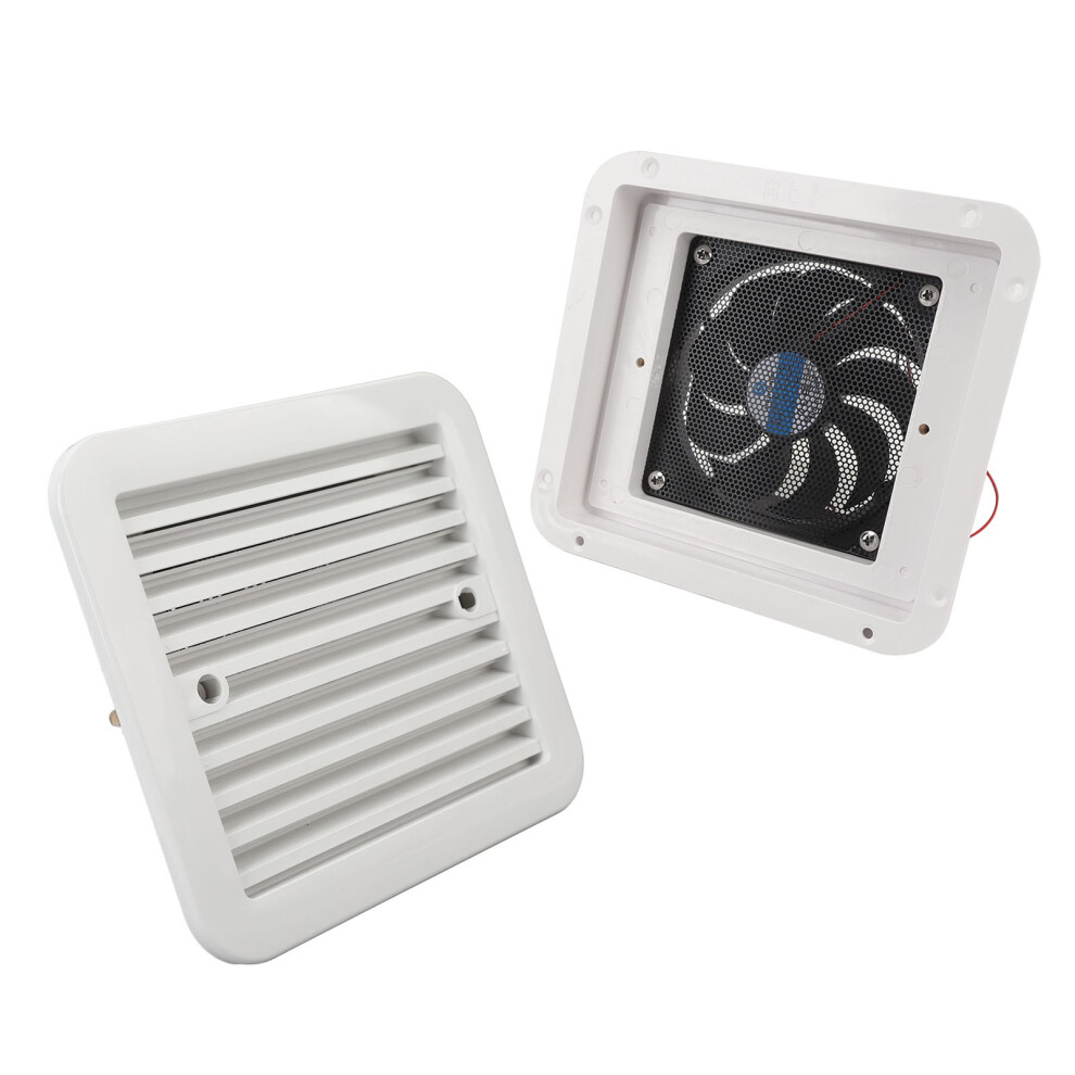 Rv Side Ventilation Fan 5V Premium Quiet Air Flow Durable Plastic Caravan 7611388169826