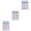 3Pcs Multi Note Decals Guitar Chord Practice Durable for Learner Use 6