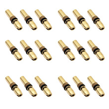 18 Stück Dreistufiger Kolben Kopf Hoch Druck Kupfer Kopf 6mm Hoch Druck Pumpe 30Mpa Ersatz Teile