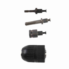 3-Jaw Keyless Drill Chuck 1/2in Square to 1/4in Hex 2-13mm