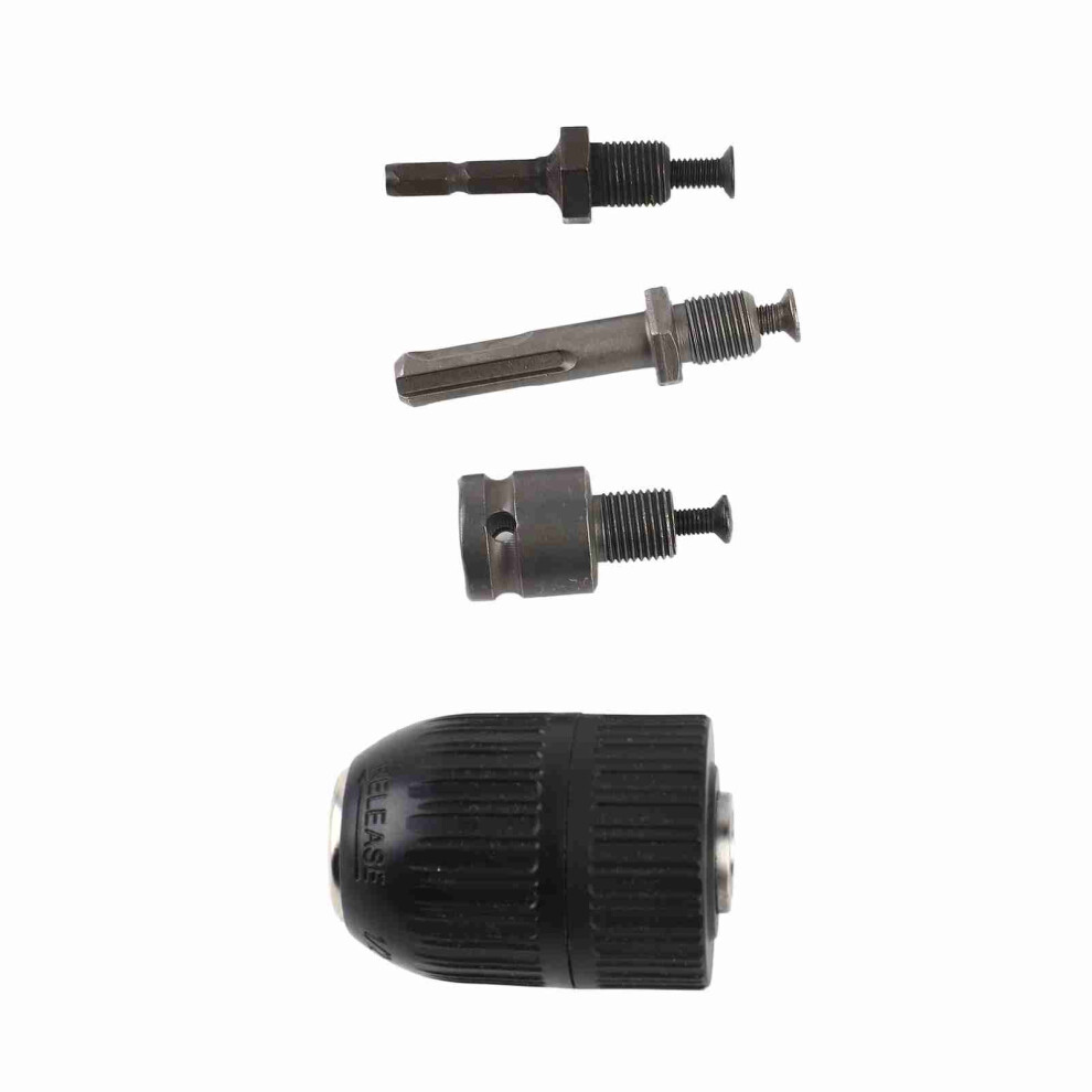 3-Jaw Keyless Drill Chuck 1/2In Square To 1/4In Hex 2-13Mm 8441388170565