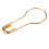 Gourd Crochets ÉPingles de Sûreté En Forme de Calebasse Swing Tag 400 Pcs Gold Tone 6